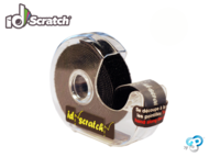 Scratch tape, ID-SCRATCH, dispenser box, 2,0 m, Dark Black